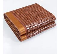 Bamboo Cooling Mat for Bed, Foldable Summer Sleeping Mat with Natural Weaving Design for Hot Weather Comfort