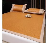 Bamboo Cooling Mat for Summer - Foldable Breathable Spring Mat for Home School Dorm - Perfect for Cool Comfort and Hot Weather Relief