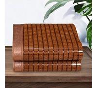 Bamboo Cooling Mattress Pad - Breathable Rattan Sleep Mat for Single/Double/Queen Beds - Traditional Chinese Design for Hot Weather Comfort