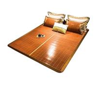 Bamboo Cooling Mattress Pad Summer Sleep Mat for Refreshing Comfort Rattan Bed Cooler with Pillow Breathable Bamboo Mattress for a Perfect Night’s Sleep