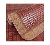 Bamboo Cooling Mattress Pad Summer Sleep Mat Refreshing Bed Cover for Mahjong Table & Office Chair Sofa Bed Protector (Brown 60x165cm/24x65in)