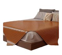 Bamboo Cooling Sleep Mat - Lightweight and Breathable Mattress for Home, School, and Dormitory Use - Ideal for Comfortable Rest