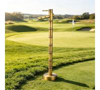 Bamboo Copper Water Column, Free-Standing Hydrant Dispenser Outdoor Tap