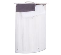 Bamboo corner hamper Wicker Washing Collector Lightweight Removable Sack
