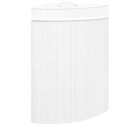 Bamboo Corner Laundry Basket Washing Clothes Basket Hamper Storage Bin vidaXL