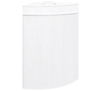 Bamboo Corner Laundry Basket Washing Clothes Basket Hamper Storage Bin vidaXL