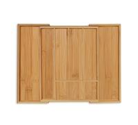 Bamboo cutlery tray Wooden Kitchen Divider 7 Compartments Natural Material