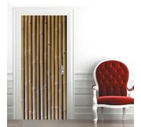 Bamboo Door Stickers for Interior Doors Bamboo 3D Door Decals Art Sticker Self Adhesive Door Murals for Bedrooms Living Room Bathroom Home Decor 77 x 200 cm 1712A