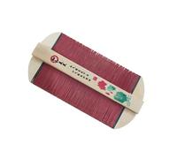 Bamboo Double Sided Hair Comb, Smooth Surface Detangling Tool | Retro Design Wooden Styling Accessory, Safe Gentle Teeth Do Not Damage Strands, Portable Size