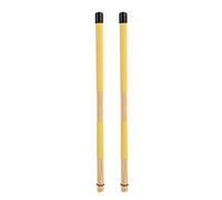 Bamboo Drum Brushes Sticks Rods Pair for Drumming, Lightweight, Durable, Natural Wood - Produce Softer Sounds Than Traditional Drumsticks, Ideal for Musicians and Performers