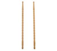 Bamboo Drumstick 1 Pair Khaki Practice Drum Mallet