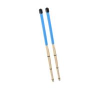 Bamboo Drumsticks Quiet 15.75 inch Length for Rock Band Acoustic Performance blue,40cm