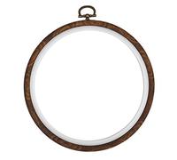 Bamboo Embroidery Hoop Cross Stitch Frame Circle DIY Needlecraft,17cm