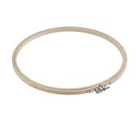 Bamboo Embroidery Hoop - Cross Stitch Sewing Flower Ring - Size Choice 4" - 14" (10" (25cm))
