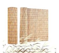 Bamboo Fence, Decorative Bamboo Rolls, Outdoor Wall Decor, Easy Install Garden Privacy, Reinforced Natural Wood, Various Sizes (H100xL300cm)