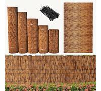 Bamboo Fencing Roll - 4.5ft x 98ft Outdoor for Backyard, Porch, Pool, Wall - Weatherproof Decorative Curtain 2-6ft High - Ideal for Gardens
