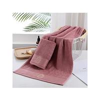Bamboo fiber large bath towel, super soft, very absorbent and quick drying, extra large and very soft for a luxurious drying experience.(pink)