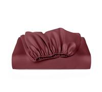 Bamboo Fitted Sheet Cosy House Collection Burgundy Single