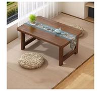 Bamboo Floor Coffee Table for Living Room,Foldable Japanese Low Table for Sitting On The Floor, Meditation Altar Desk for Living Room Home Tatami Office,Brown,80x40cm/31x15.7in