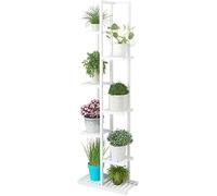 Bamboo Flower Stand with 7 Tiers, Ideal for Indoor and Outdoor Plant Display, Space-Saving Solution