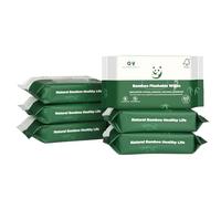 Bamboo Flushable Toilet Wipes,Septic Safe,Soft, Unscented,Eco Friendly, Natural Brown Wet Wipes for Women/kids/Adults 360Count (6 Packs of 60) Biodegradable