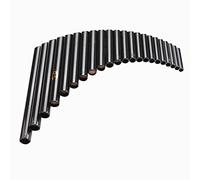 Bamboo Flute 22 Pipes Pan Flute ABS Flute Piccolo Flute Panpipe G Key Black Color Musical Instruments Tunable flauta Xiao Ideal for Playing Soprano Recorder