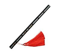 bamboo flute 6 Finger Holes Black Flute Traditional Musical Instruments DizI(C Key)