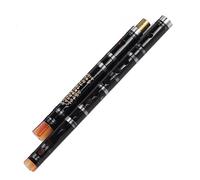 bamboo flute 6 finger holes Black Flute Transverse Flauta musical instruments(Key Black E)