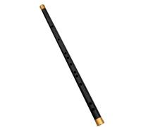 Bamboo Flute 6 Hole Noble Black Bamboo Flute Chinese Traditional Musical Instrument Integrated Flute (Color : C)
