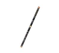 Bamboo Flute Beginner Transverse Flute Bitter Bamboo Flute Two-section Ancient Style Zero-based National Musical Instrument(Black,G Key)