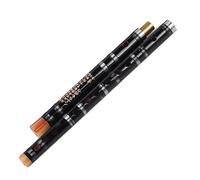 Bamboo Flute Black Flute Professional Woodwind Musical Instruments C/D/E/F/G Key Chinese Dizi Transversal Flauta(C Key)