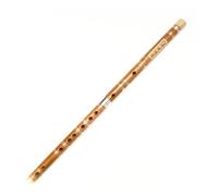 Bamboo Flute C Key 10 Holes Light Brown Bamboo Flute With White Line Separable Musical Instruments Woodwind Musical Instrument(D Key)