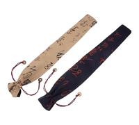 Bamboo Flute Cotton Storage Pouch with Rope Design Protective Bag 2pcs | Simple Style, Easy to Carry and Open, Practical Accessory for Bamboo Flute, F Key