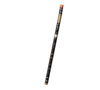 Bamboo Flute Dizi Beginners Can Play The Horizontal Two-section Black Flute A Zero-based Entry-level National Musical Instrument(C Key)