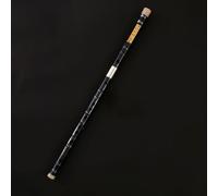 Bamboo Flute Dizi Flute Flute Transverse Flute Playing C/D/E/F/G Tune Exam Beginner Zero Foundation National Musical Instrument(Black,D Key)