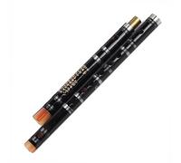 Bamboo Flute Dizi Flute Traditional Musical Instruments For Beginner/professional C/D/E/F/G Key Transverse Flauta(Black,E)
