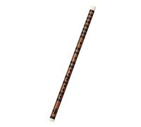Bamboo Flute Dizi Full-line Flute Winding Line Beginner Zero-based Entry Flute Instrument Playing Ancient Style(Black,F Key)