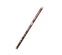 Bamboo Flute Dizi Horizontal Flute Bitter Flute Two-section White Copper Single Output Two Colors Optional Beginners To Play(Brown,G Key)