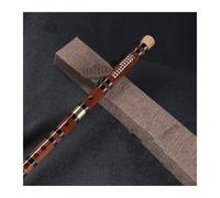 Bamboo Flute Flute Beginner Two-section Single-insert Brass Flute Instrument Bitter Flute(B-G Key)