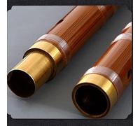 Bamboo Flute Flute Bitter Flute Transverse Flute Pipe Flute Beginner Zero Foundation National Musical Instrument(C Key)