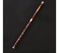 Bamboo Flute Flute Flute Transverse Flute Playing C/D/E/F/G Tune Exam Beginner Zero Foundation National Musical Instrument(Brown,F Key)