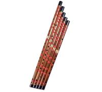 bamboo flute Flute Two-section Bitter Bamboo Flute Interface Brass National Instrument For Beginners (Color : F)