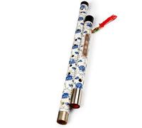 bamboo flute Handmade Bamboo Wood Chinese Dizi Flute Musical Instruments Blue And White Porcelain Color (Color : Better joint g key)