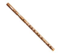 bamboo flute instrument 6-hole Recorder Beginner High-pitched Bitter Bamboo Flute Bitter Bamboo Hand-drilled Holes(E Key)