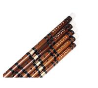 bamboo flute instrument 6 Holes Bamboo Flute Brass Joints Key of Woodwind Musical Instruments Dizi Pan Flauta with all Accessories(G key)