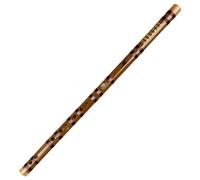 Bamboo flute instrument Bamboo Flute C/D/E/F/G Key Brown Bamboo Flute Woodwind Instrument Professional With Line Also Suitable For Beginners(F)