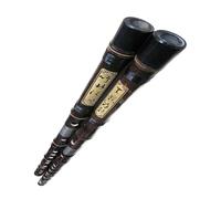 bamboo flute instrument Chinese Flute Transversal Open Hole White Copper Output Professional Dizi (Color : E Key)