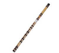 bamboo flute instrument Flute Double Insert White Copper Two Section Bitter Flute For Beginners (Color : C)