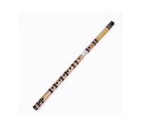 Bamboo Flute Instrument Flute Double-inserted White Copper Two-section Bitter Flute Playing Flute(F key)