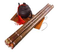 bamboo flute instrument G Key 8 Hole Bamboo Flute 55cm Short Vertical Flute Handmade